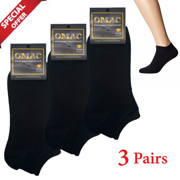 omac.lk BLACK ANKLE SOCK